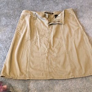 Olive green skirt